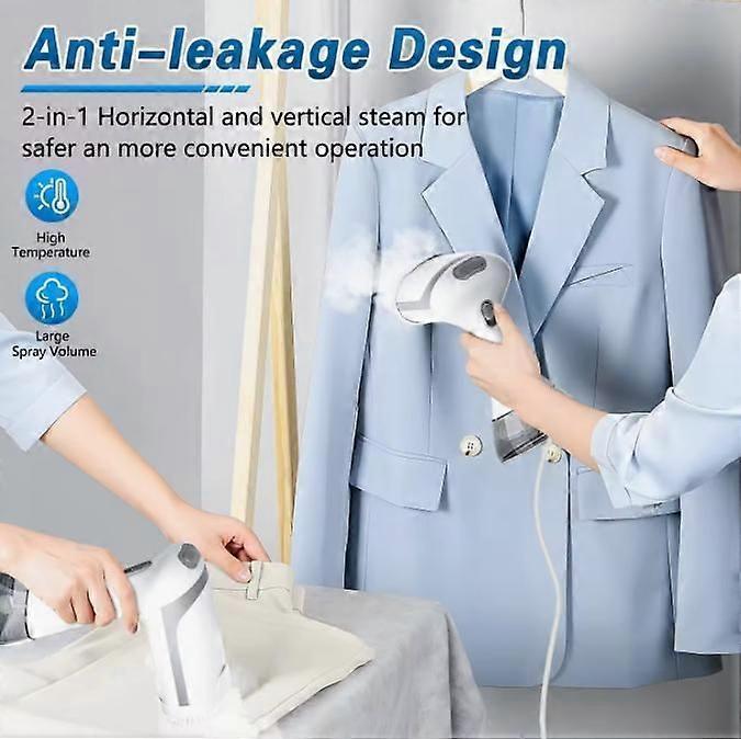 1500W Handheld Garment Steamer 300ml Detachable Tank Portable Clothes Steamer - Image 3