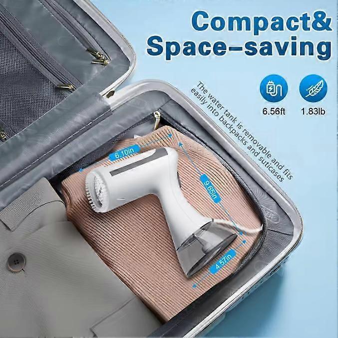 1500W Handheld Garment Steamer 300ml Detachable Tank Portable Clothes Steamer - Image 4