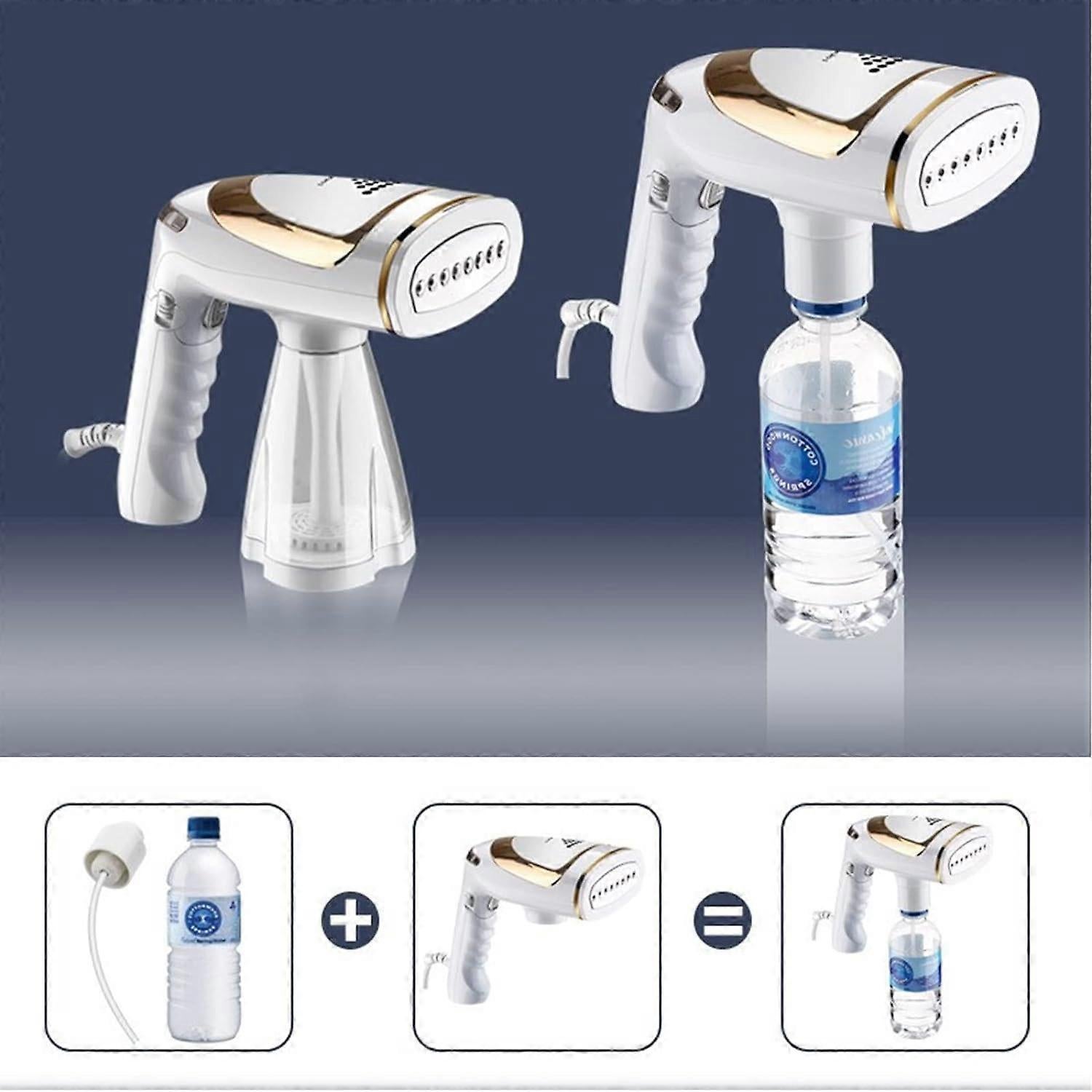 Foldable Handheld Garment Steamer 250ml Tank Portable Clothes Steamer for Travel - Image 3