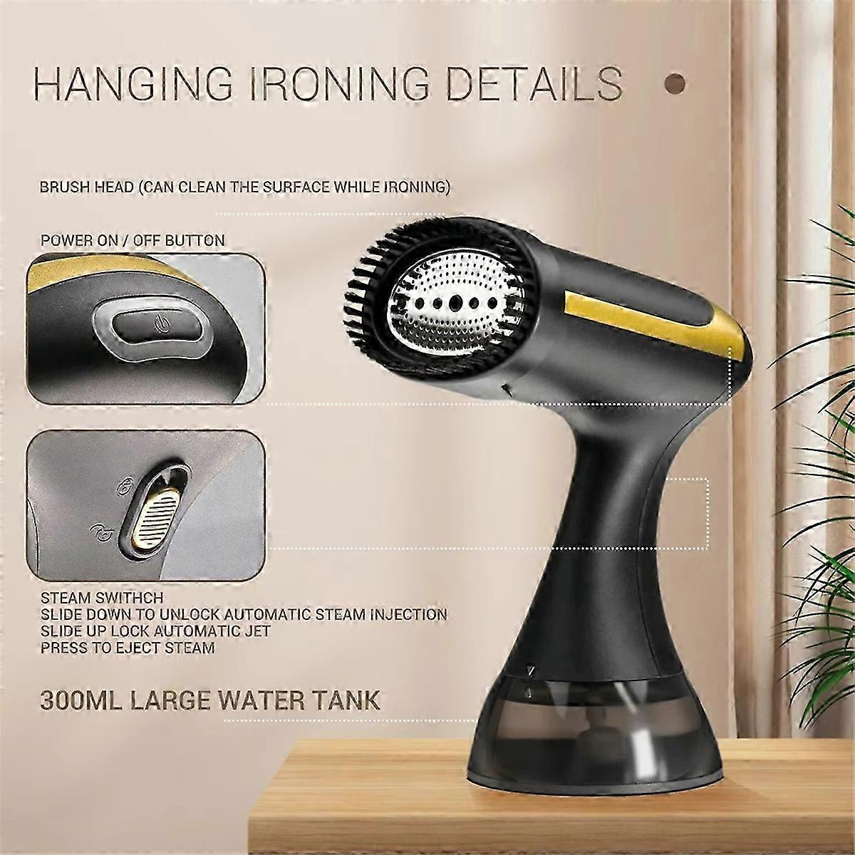 1500W Fast Heat Handheld Fabric Steamer Portable Garment Steamer for Home Use - Image 5