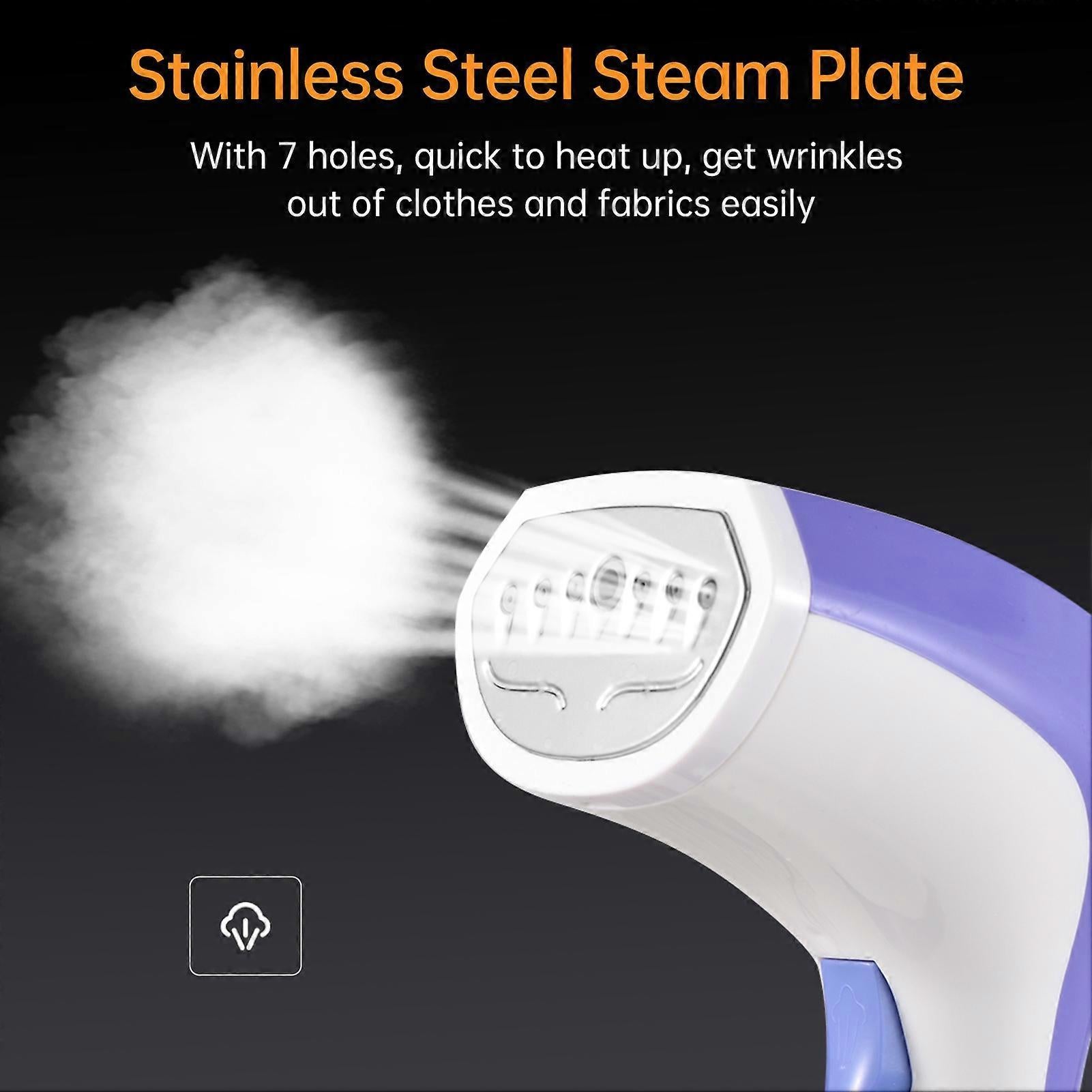 1100W Travel Handheld Garment Steamer 120ml Tank Quick Heating Clothes Steamer - Image 4