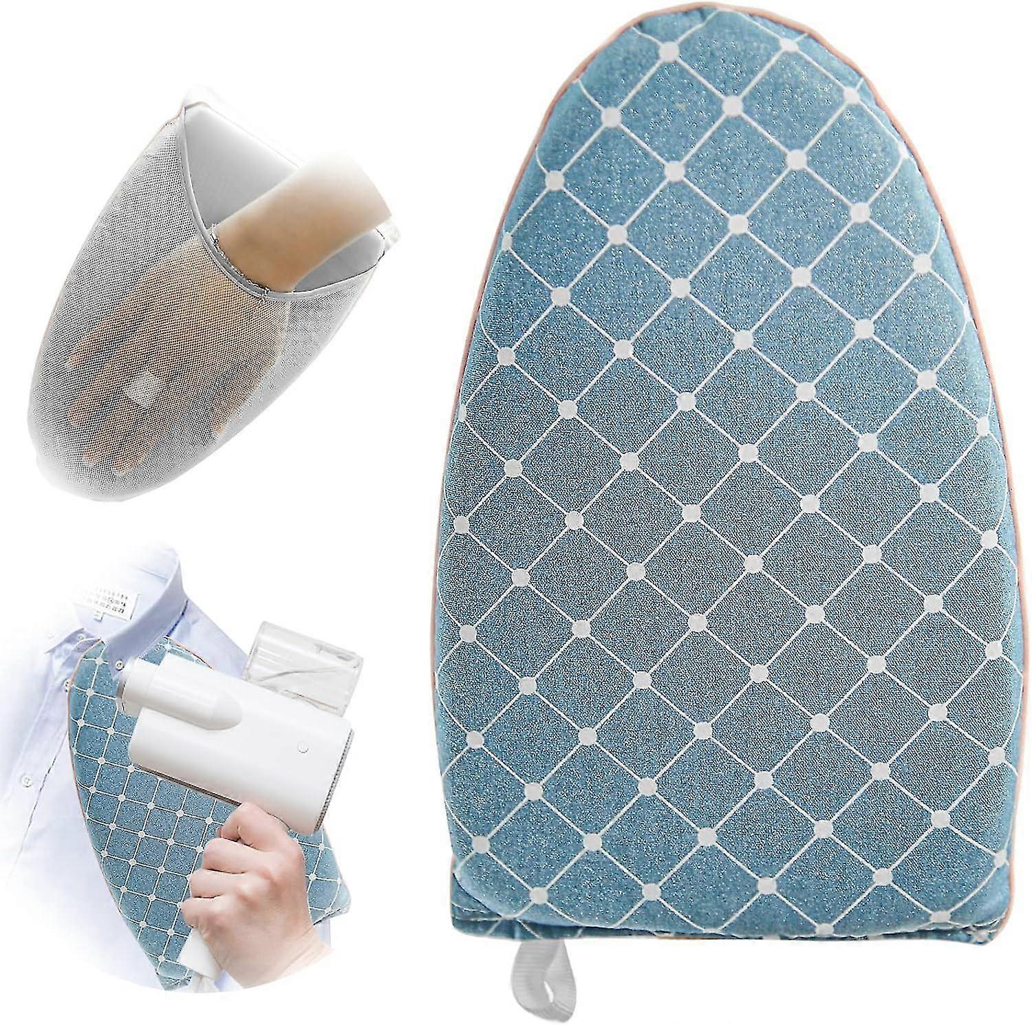 Handheld Ironing Glove Heat Resistant Steamer Mitt with Finger Loop for Ironing - Image 1