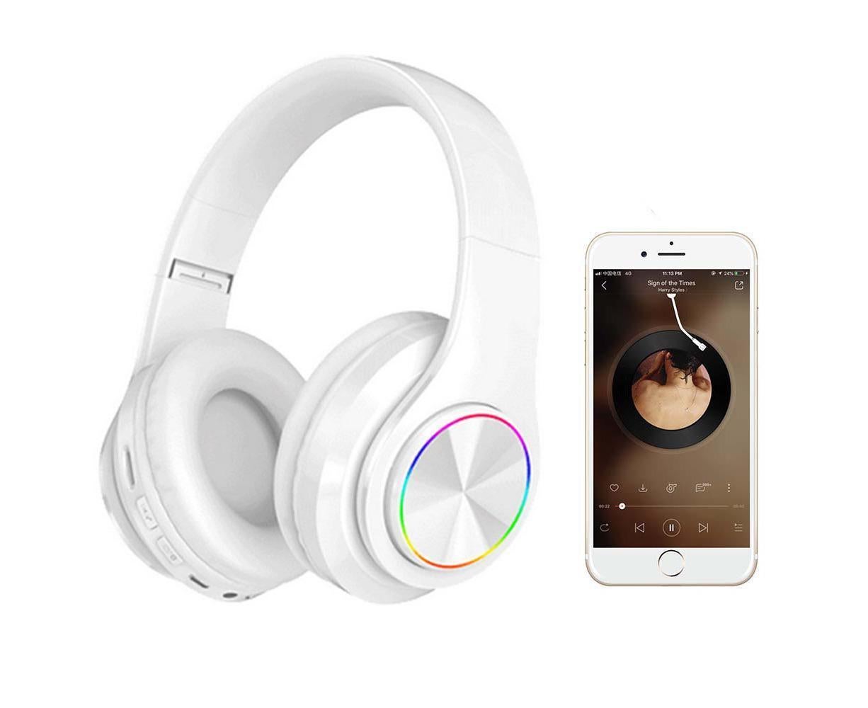 Bluetooth Over Ear Headphones - Foldable Stereo - Lightweight Wireless Headset with Mic - Image 2