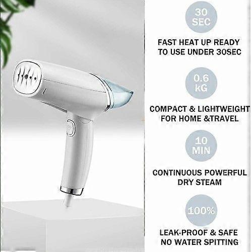 Foldable Travel Handheld Steamer for Garments Clothes Fabric Home Iron - Image 2