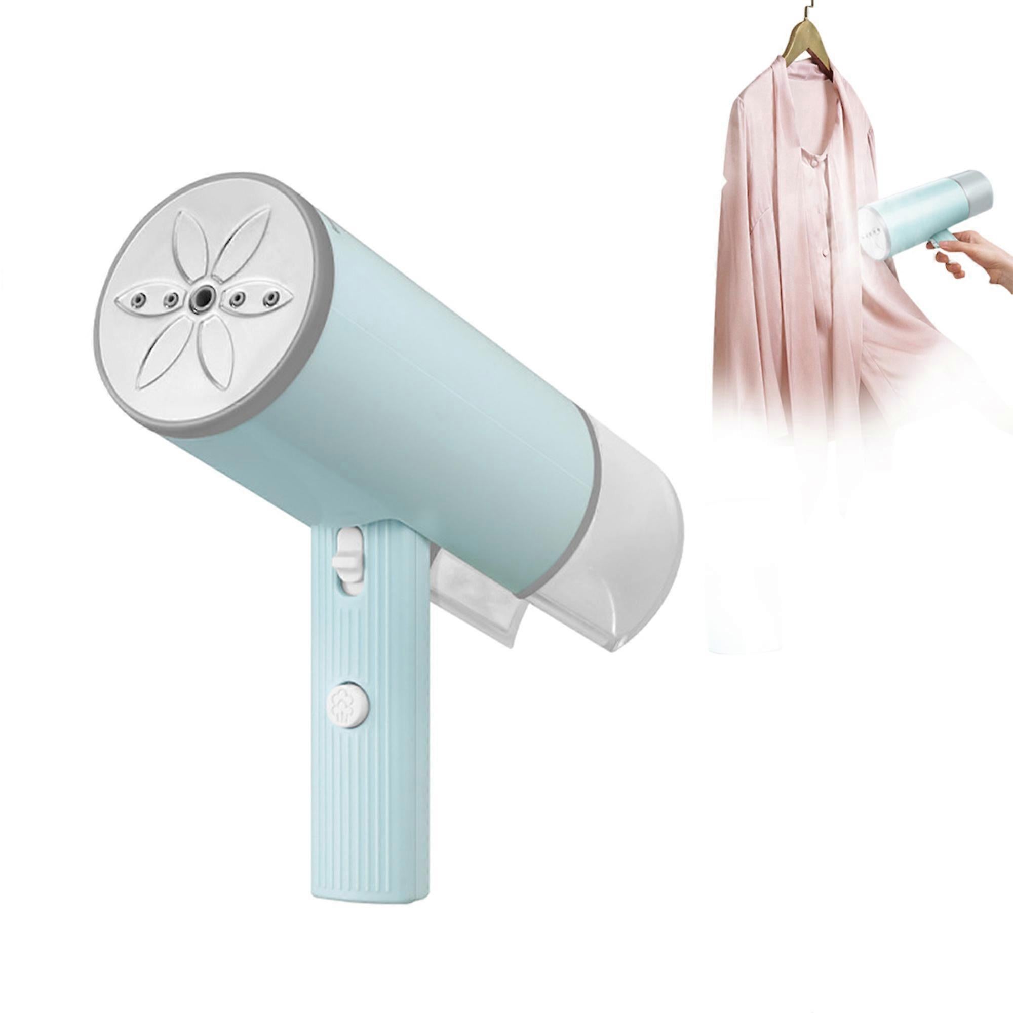 800W Foldable Handheld Travel Clothes Steamer 4.7oz Tank Quick Steam Green - Image 1
