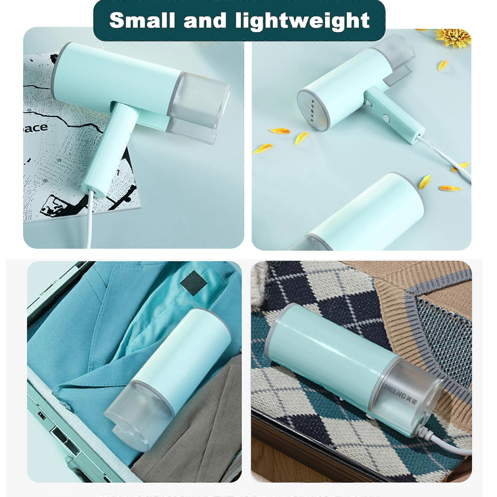 800W Foldable Handheld Travel Clothes Steamer 4.7oz Tank Quick Steam Green - Image 5