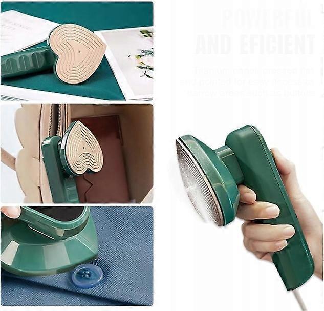 Mini Travel Steam Iron Small Handheld Clothes Steamer for Fabric Wrinkles - Image 2