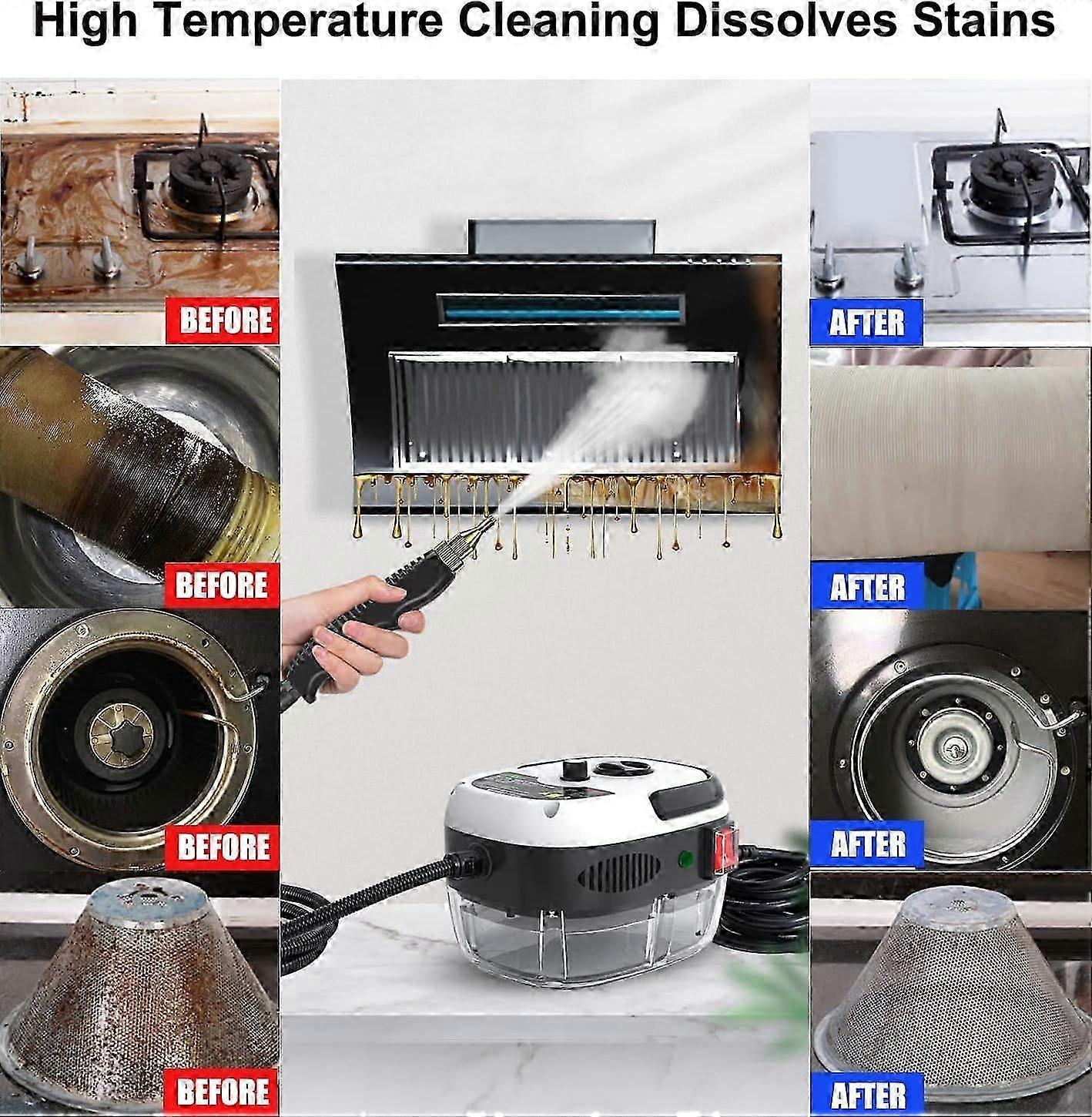 2500W Handheld Steam Cleaner for Home Use Portable Cleaning Steamer - Image 2