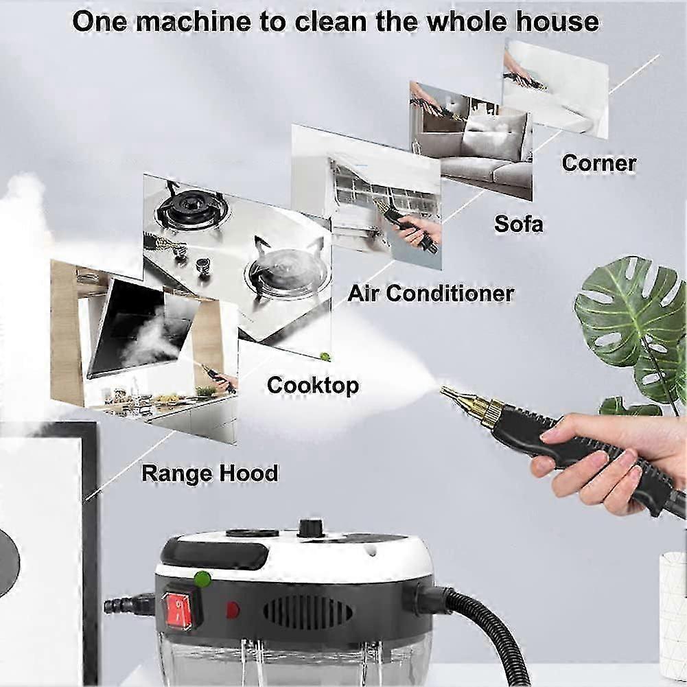 2500W Handheld Steam Cleaner for Home Use Portable Cleaning Steamer - Image 3