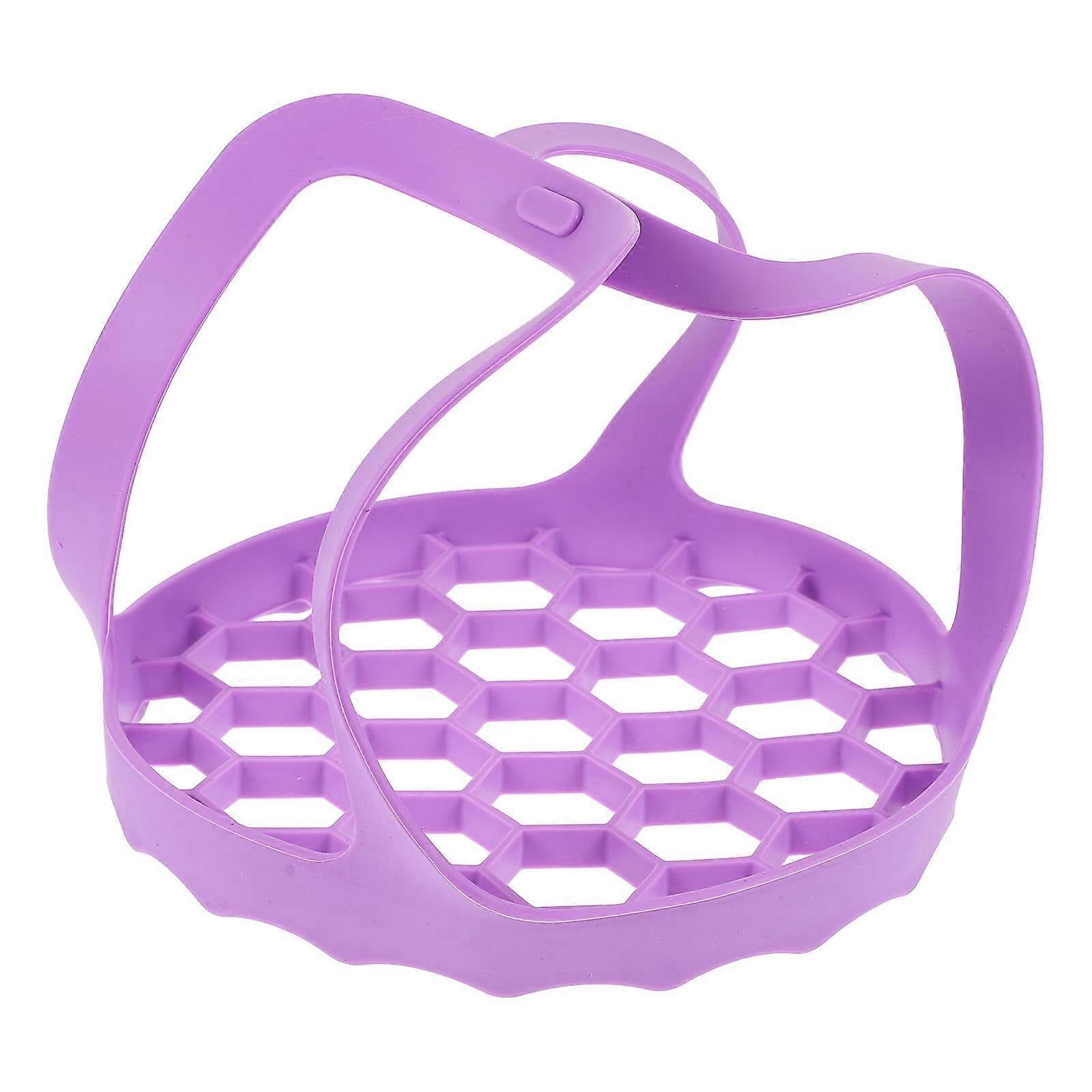Multifunctional Handheld Steamer Silicone Vegetable Basket Drain Basket - Image 1