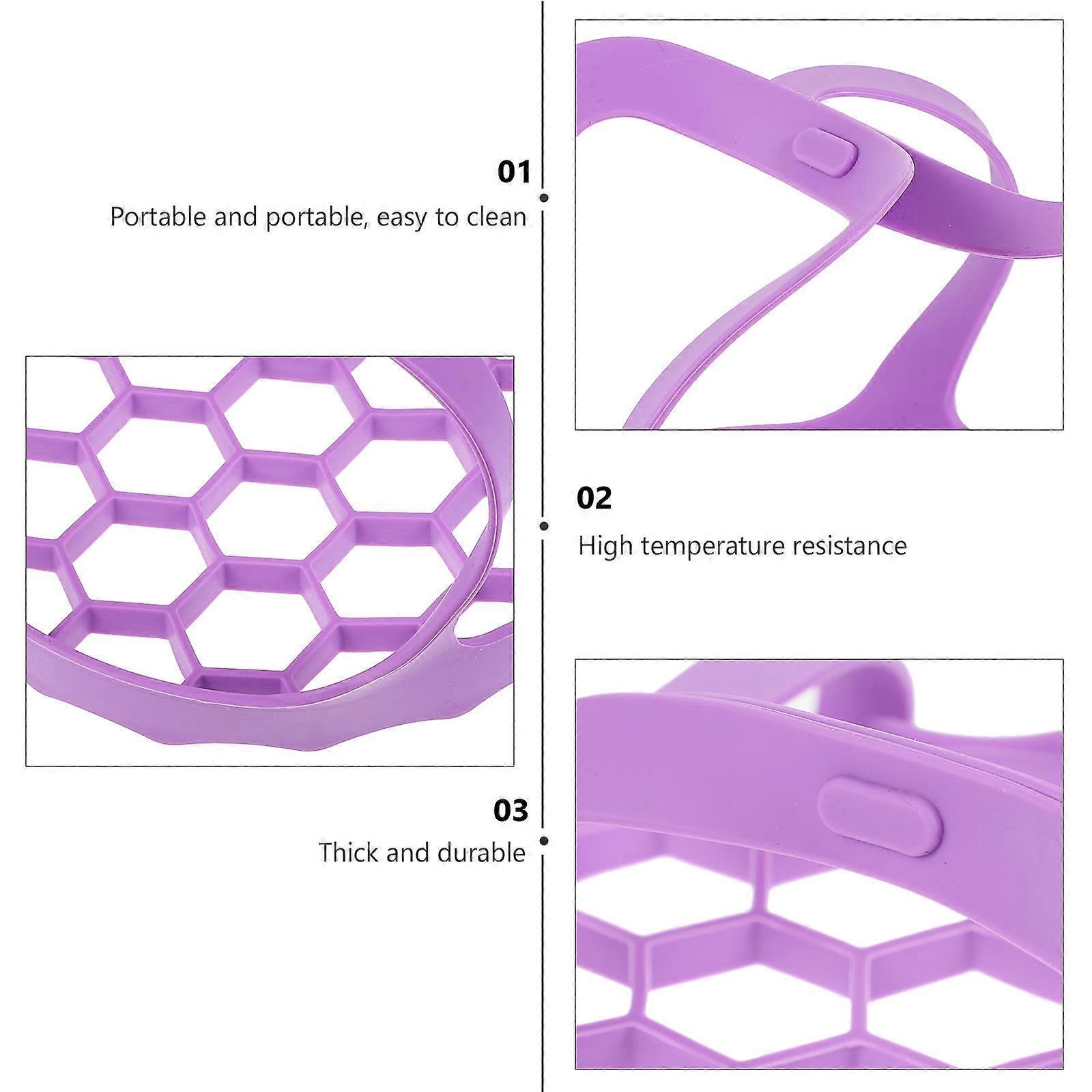 Multifunctional Handheld Steamer Silicone Vegetable Basket Drain Basket - Image 2