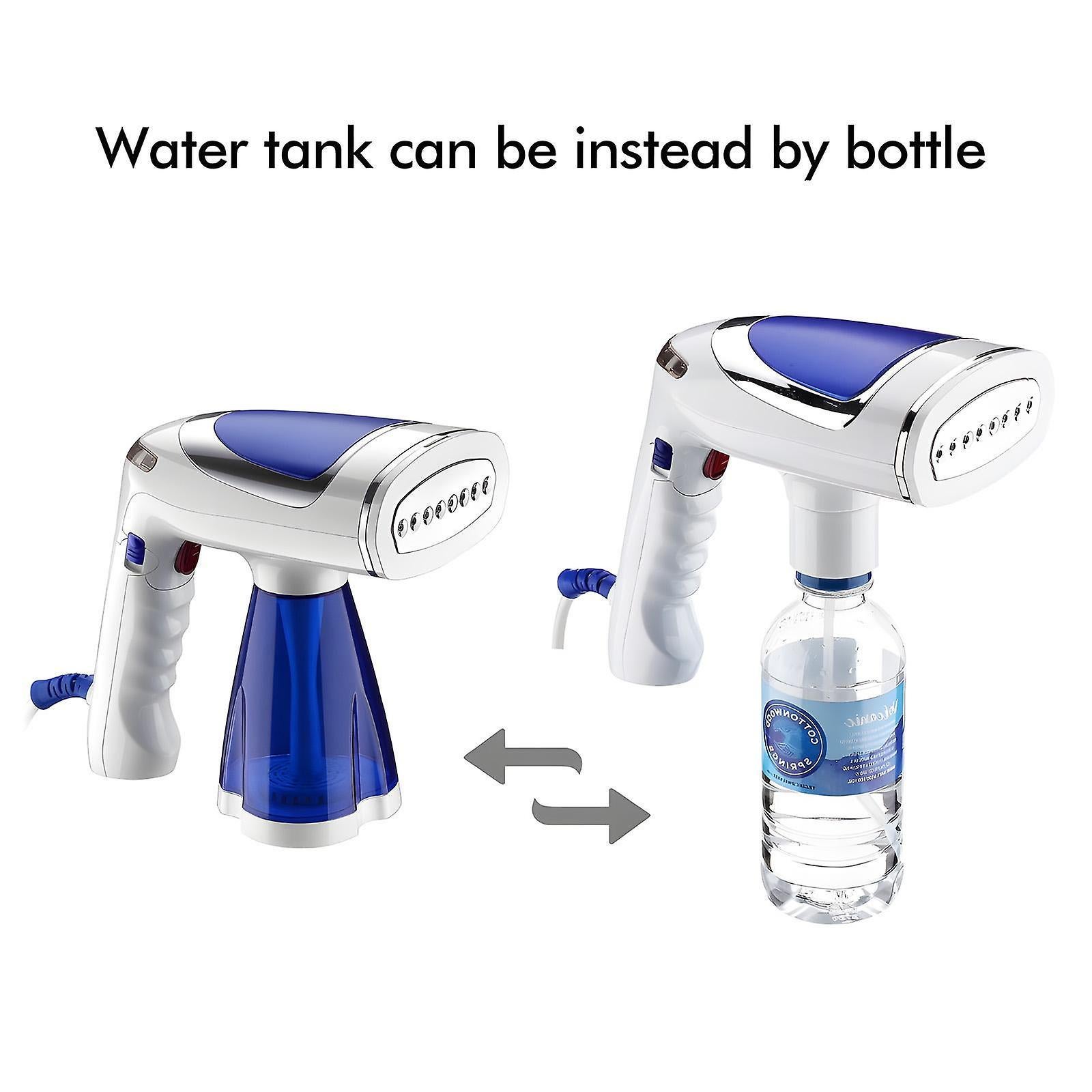 1600W Foldable Handheld Steamer for Clothes 40s Heat Up Wrinkle Remover with Brush - Image 3