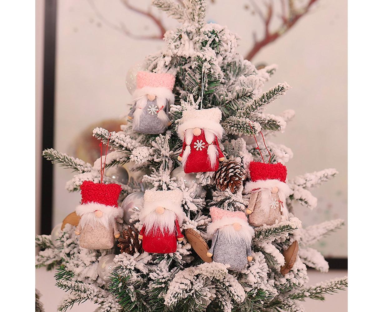 1 Set Christmas Decorations Doll Shopping Mall Window Decoration Gift Box Decor-A - Image 2