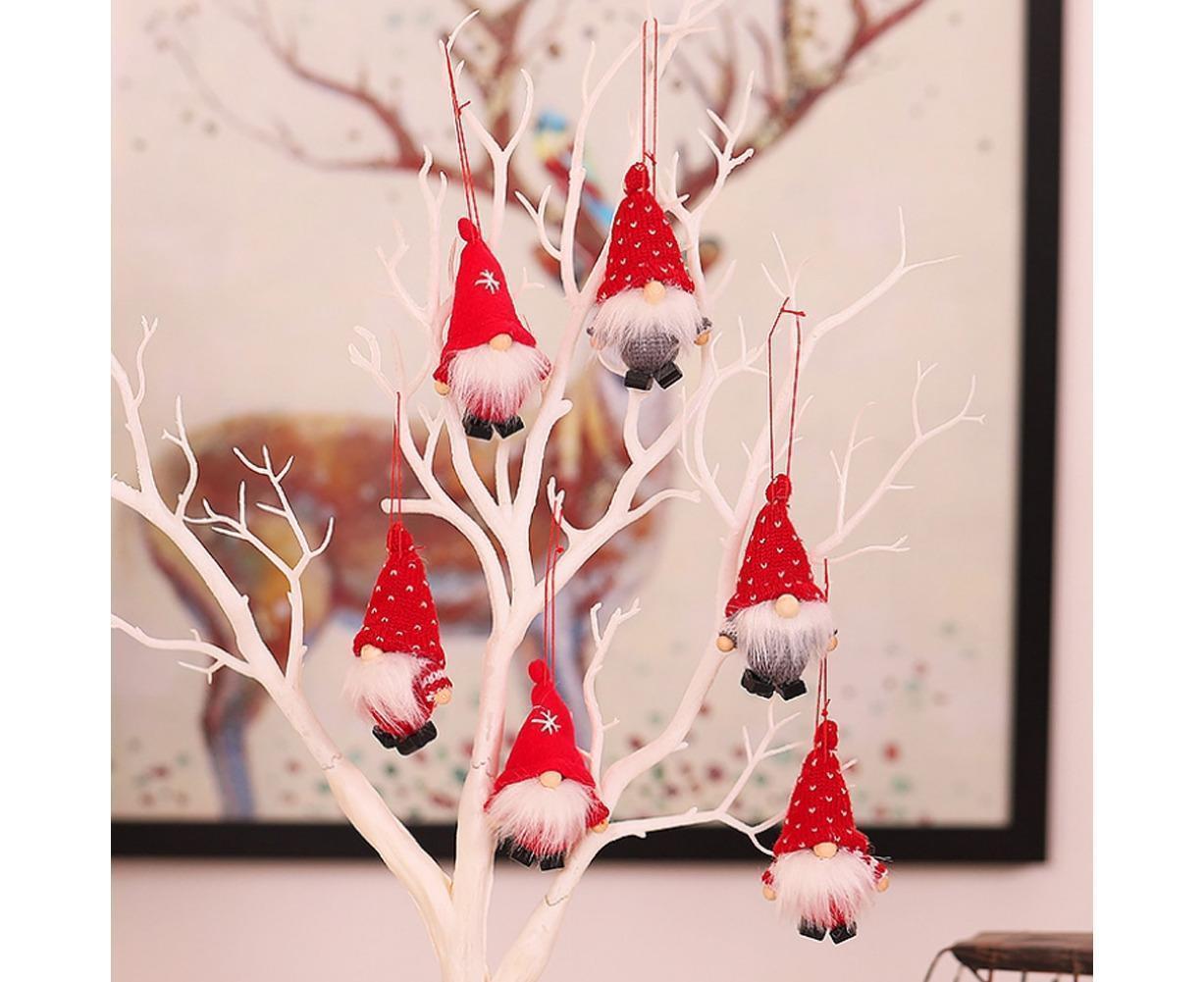1 Set Christmas Decorations Doll Shopping Mall Window Decoration Gift Box Decor-A - Image 4