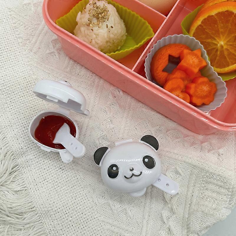 2pcs Mini Spice Bottles Salad Dressing Ketchup Jars Small Reusable Set - Image 2