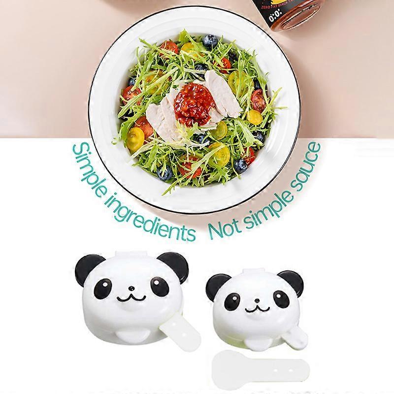 2pcs Mini Spice Bottles Salad Dressing Ketchup Jars Small Reusable Set - Image 4