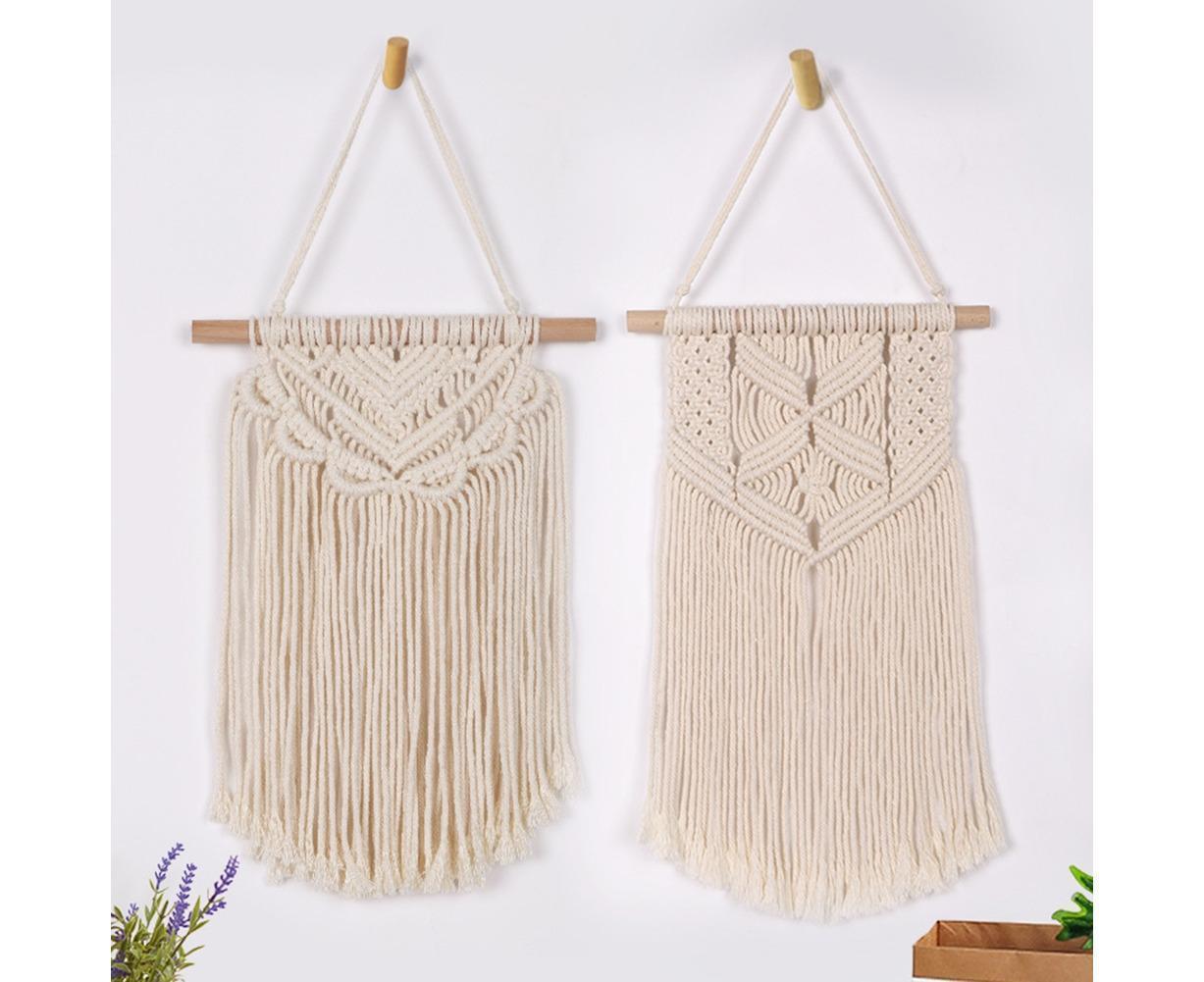 Boho Handwoven Wall Hanging Tassel Tapestry Craft Wedding Home Dorm Room Decor-6# - Image 3