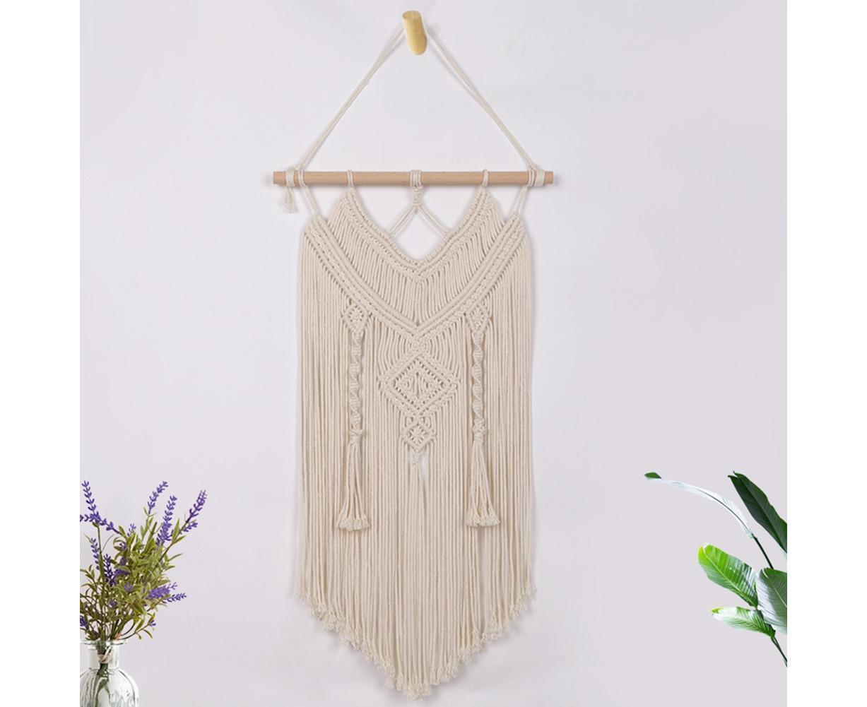 Boho Handwoven Wall Hanging Tassel Tapestry Craft Wedding Home Dorm Room Decor-6# - Image 6
