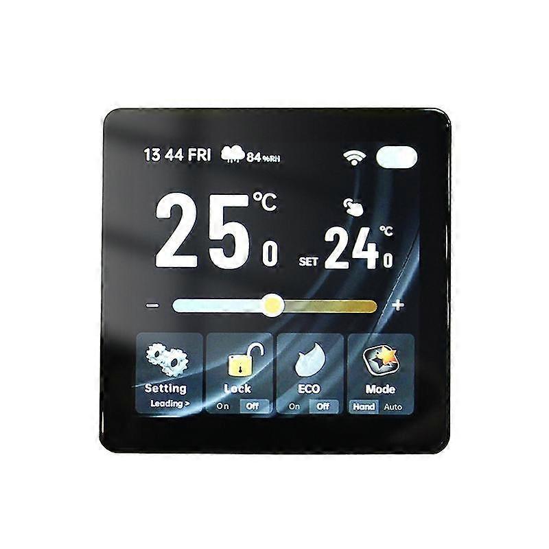 Smart Thermostat with 4-Inch LCD Screen Temperature Control for Home Heating System - Image 2