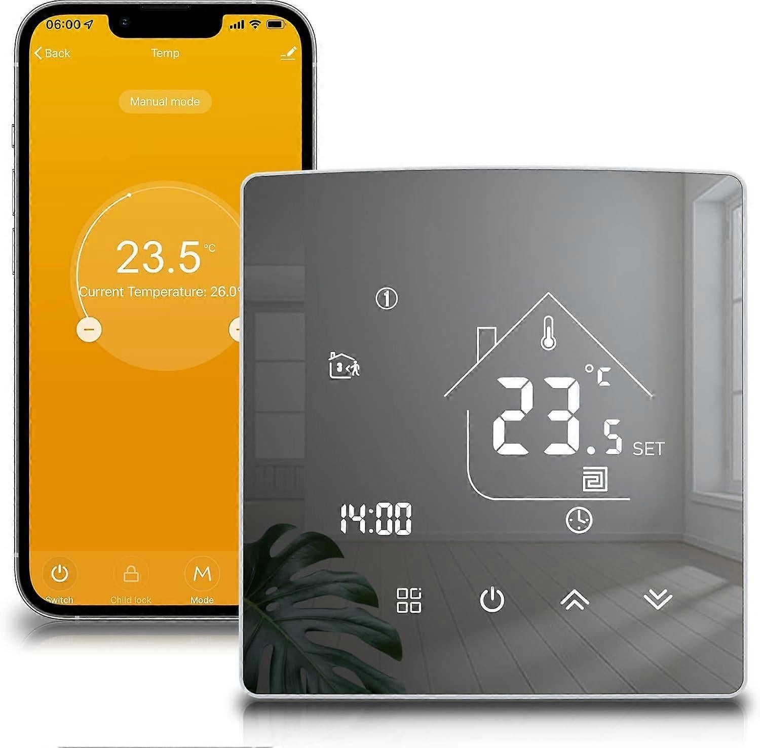Smart Thermostat Room Heating WiFi Wall Mounted Temperature Controller for Home - Image 1