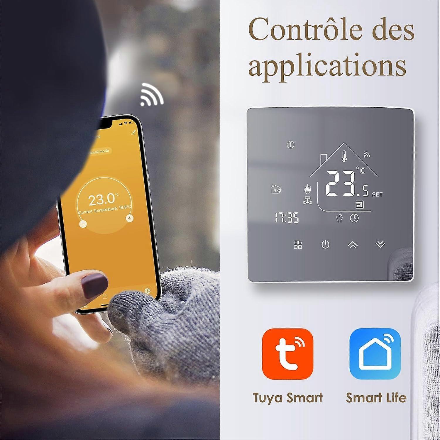 Smart Thermostat Room Heating WiFi Wall Mounted Temperature Controller for Home - Image 3