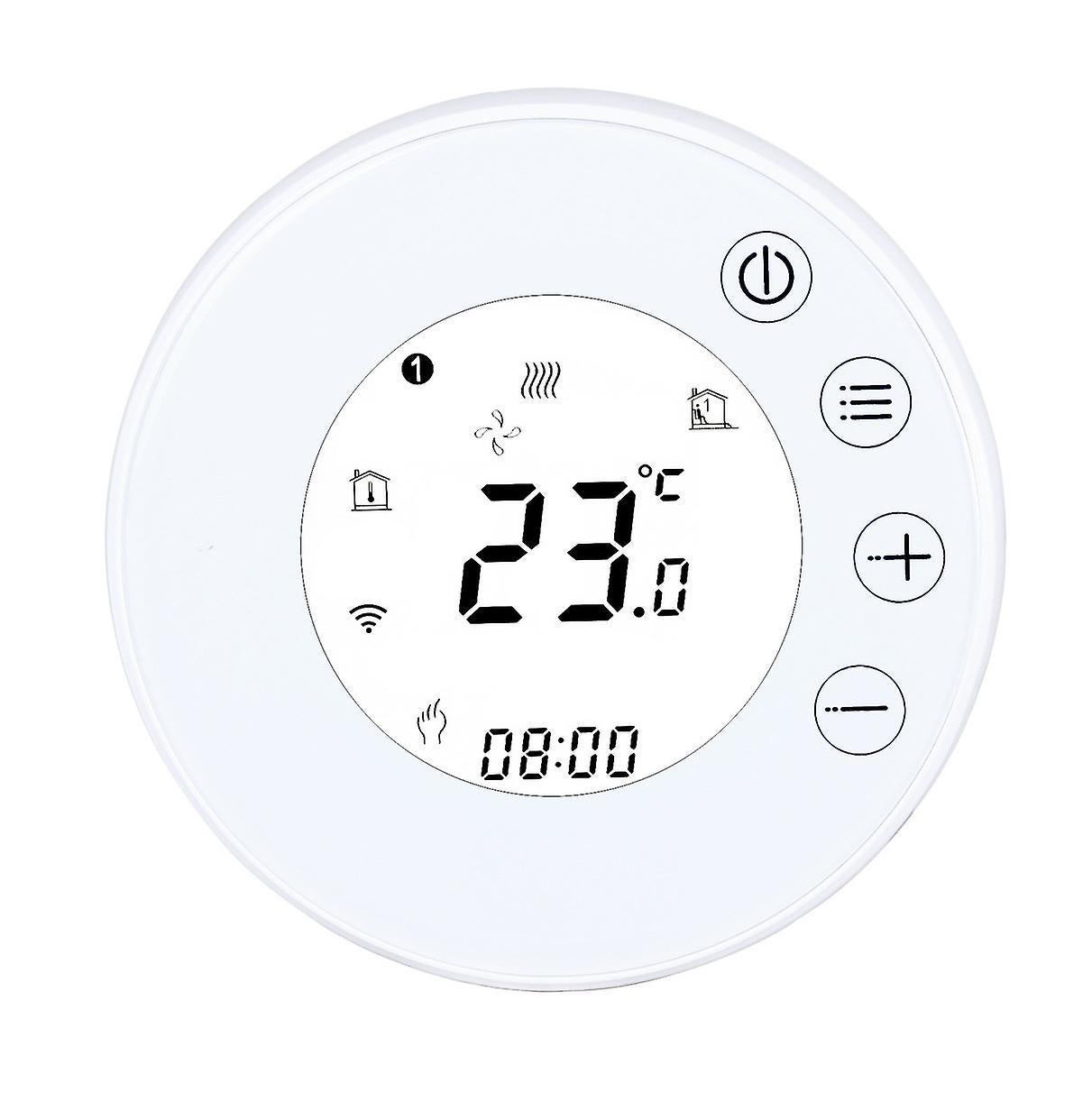 Smart WiFi Thermostat Floor Heating Wall Mounted Full Screen Display Control Switch SX - Image 1