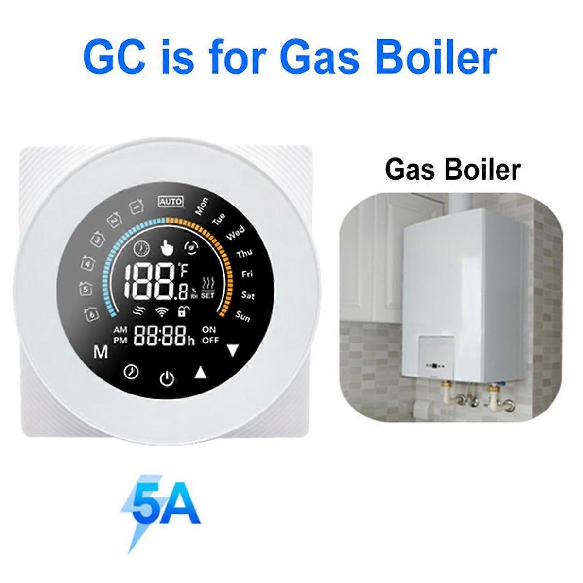 Smart Life WiFi Thermostat Controller for Water Gas Boiler 110V/220V Alexa Google Home - Image 2