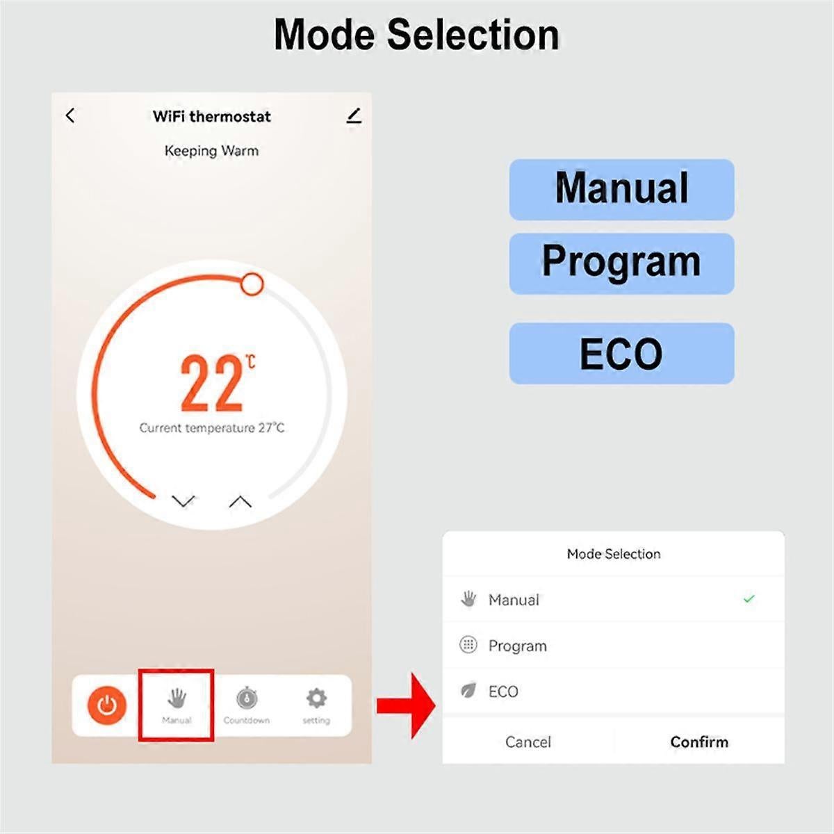Smart Life WiFi Thermostat Controller for Water Gas Boiler 110V/220V Alexa Google Home - Image 5