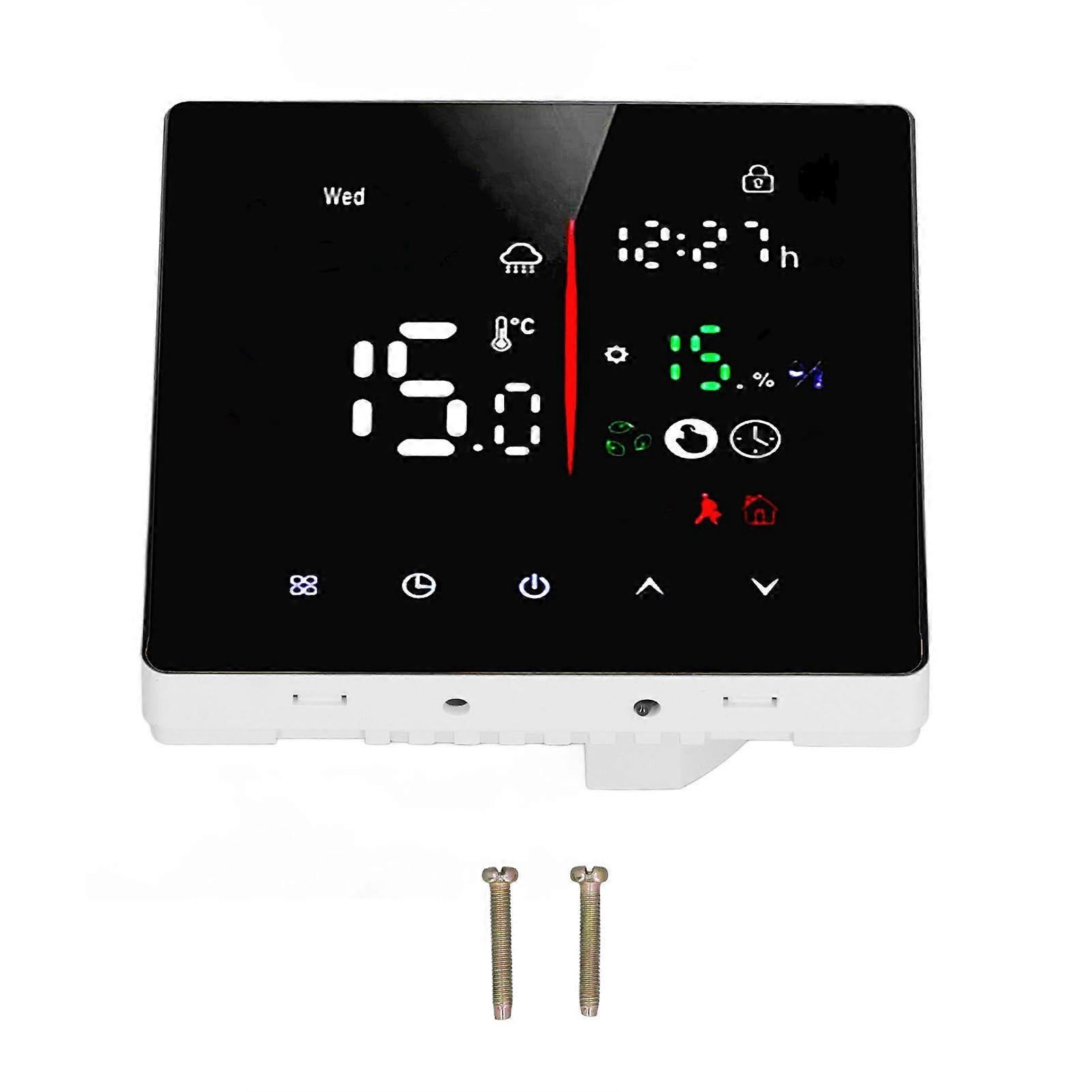 Touch Screen Wall Thermostat Temperature Controller for Water Floor Heating AC90-240V - Image 2