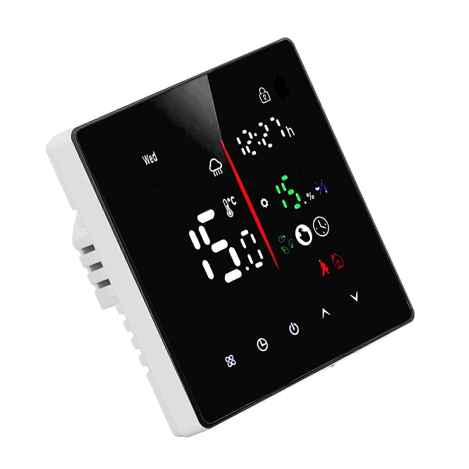 Touch Screen Wall Thermostat Temperature Controller for Water Floor Heating AC90-240V - Image 3