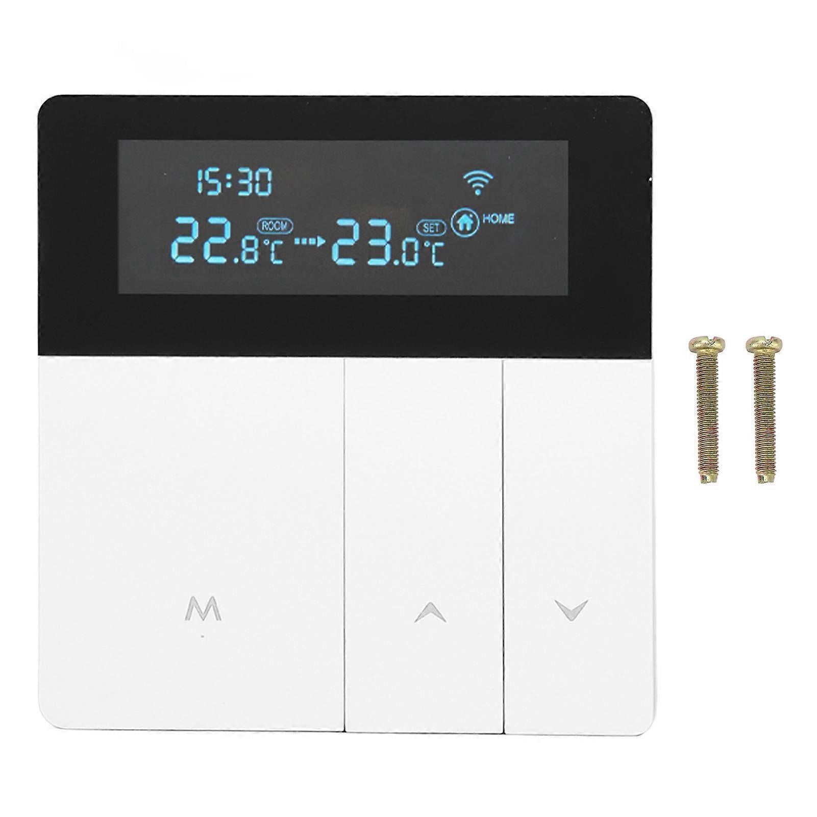 Color Smart Electric Heating Thermostat Programmable 16A AC90-240V for Home Office - Image 1