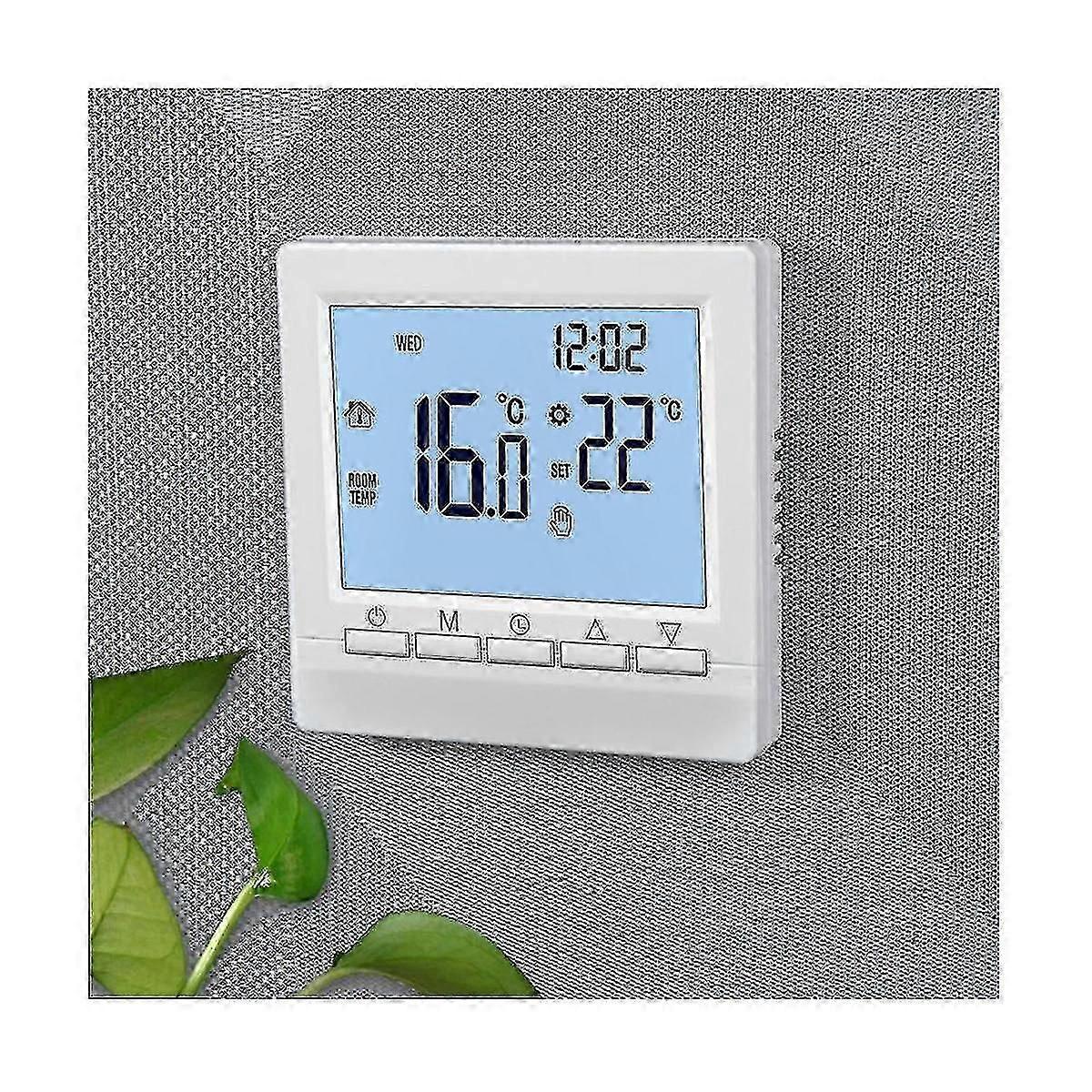 Backlight LCD Thermostat Wall Heating Temperature Controller Blue Light Display - Image 3