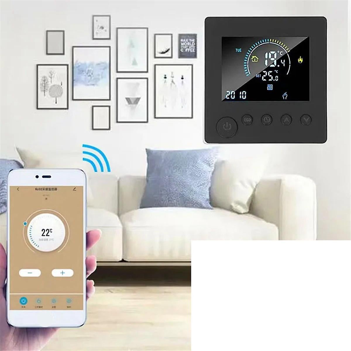 WiFi Smart Thermostat Electric Floor Heating Water & Gas Boiler Temperature Controller - Image 2