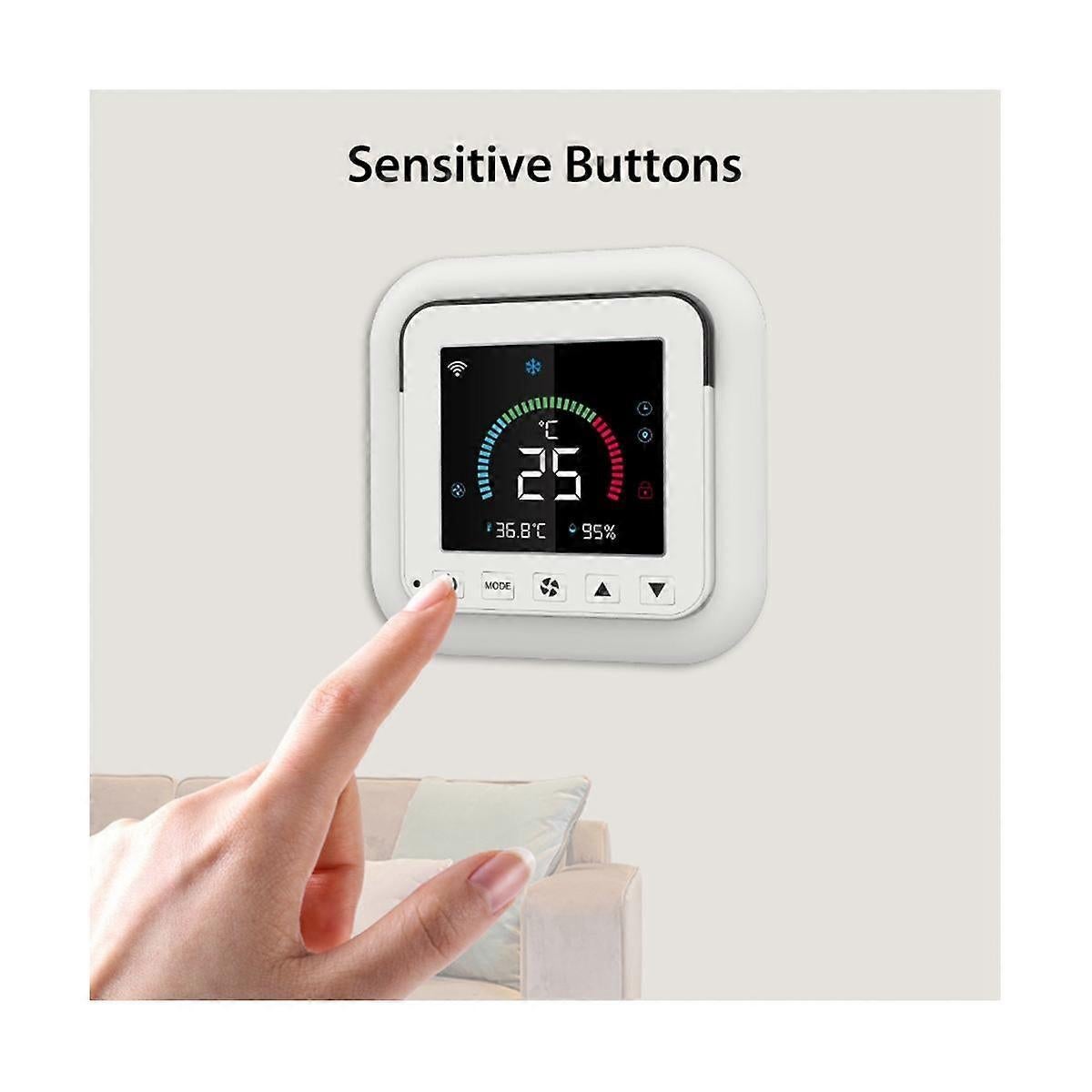 Smart Life WiFi Thermostat DC5V Air Conditioner IR Remote Control Timer Temperature Sensor - Image 3