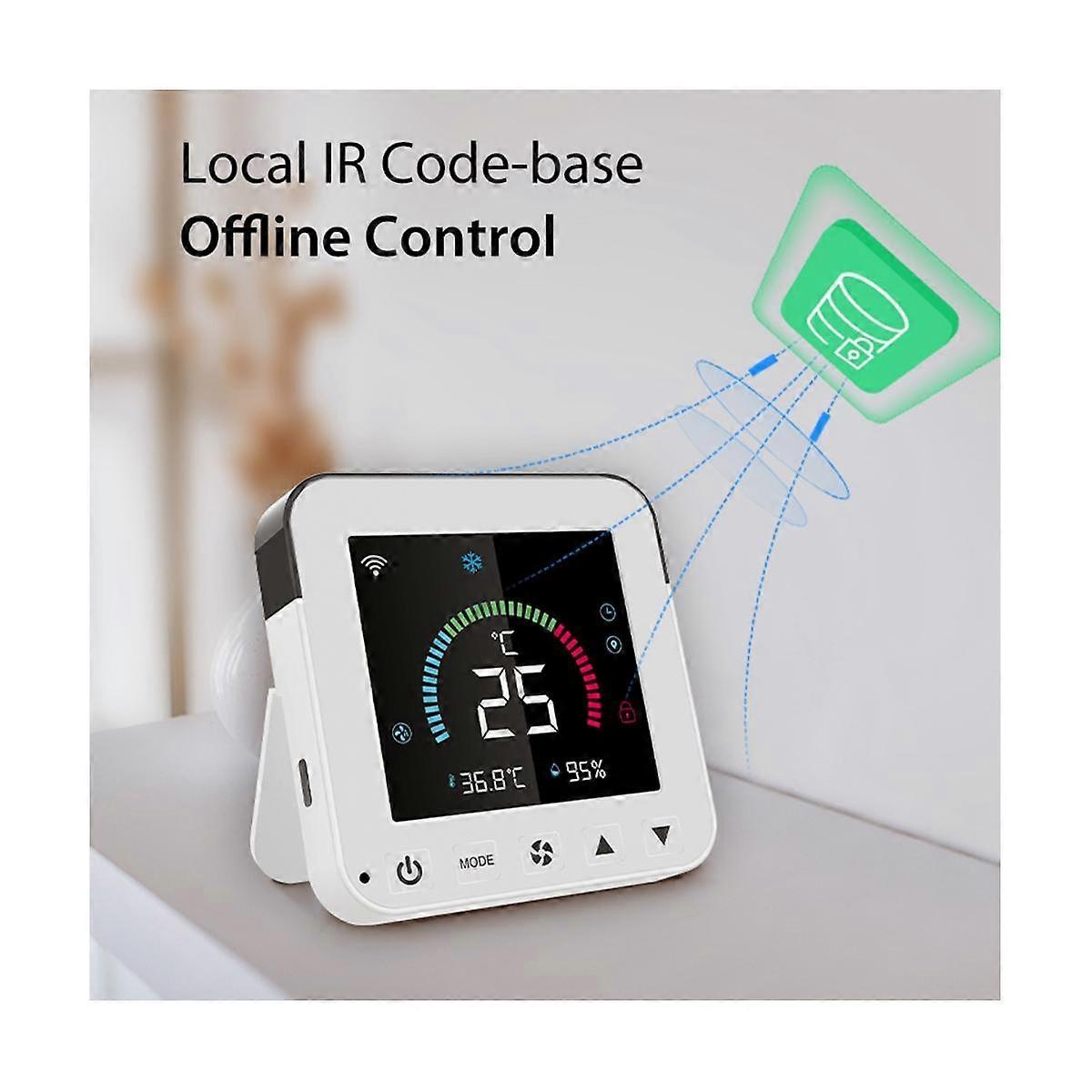 Smart Life WiFi Thermostat DC5V Air Conditioner IR Remote Control Timer Temperature Sensor - Image 5
