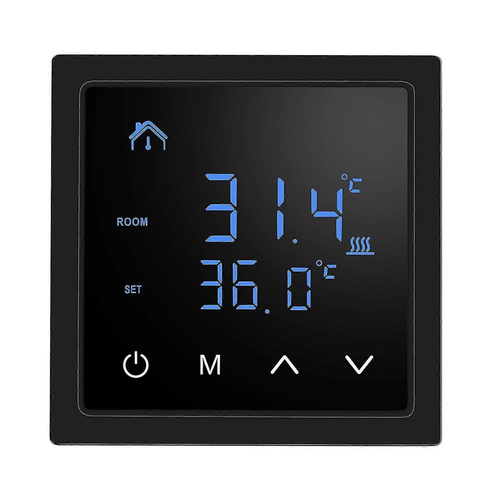 Smart Thermostat 16A Floor Heating Temperature Controller with LED Touch Screen - Image 1