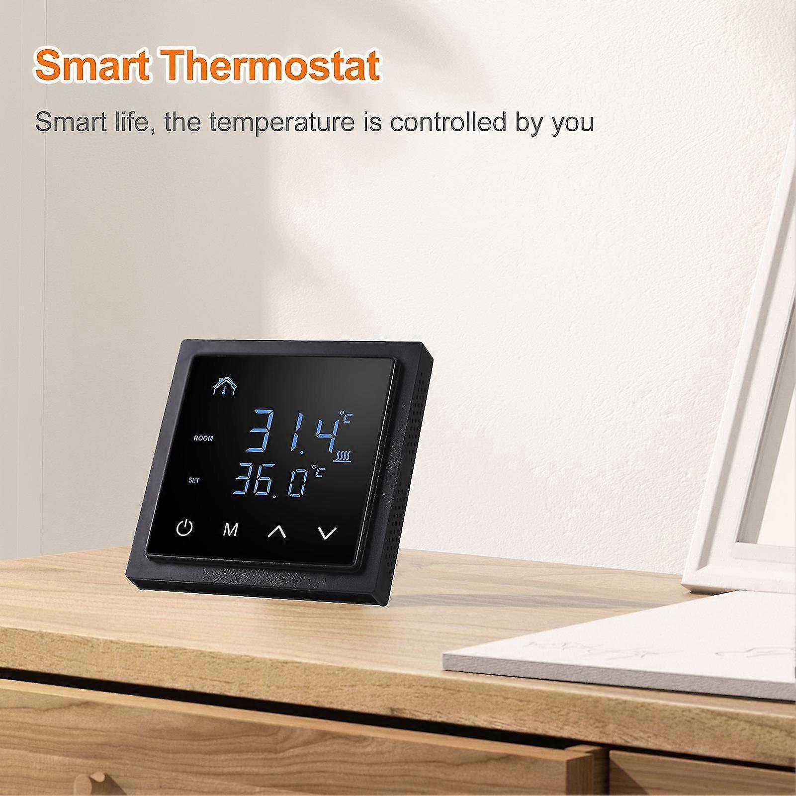 Smart Thermostat 16A Floor Heating Temperature Controller with LED Touch Screen - Image 3