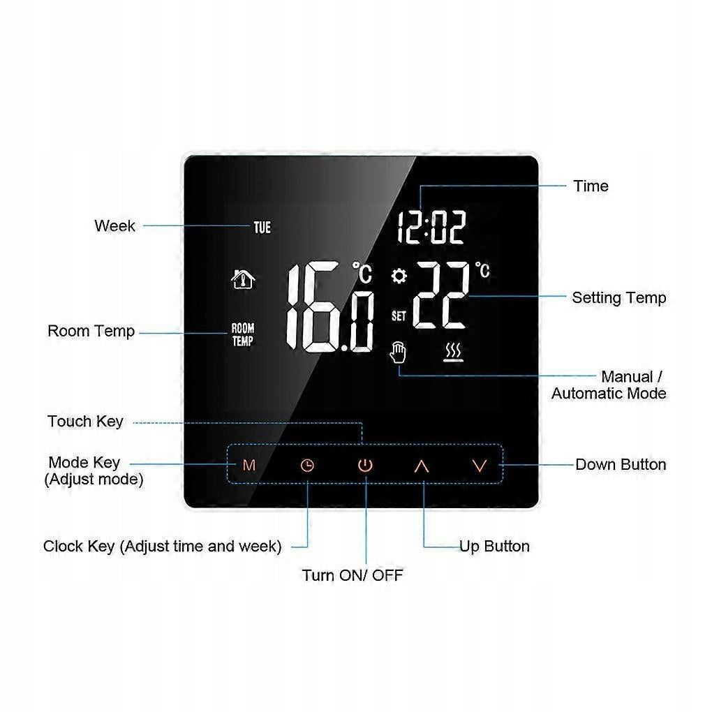 WiFi Smart Thermostat Digital Temperature Controller for Home Heating System - Image 4