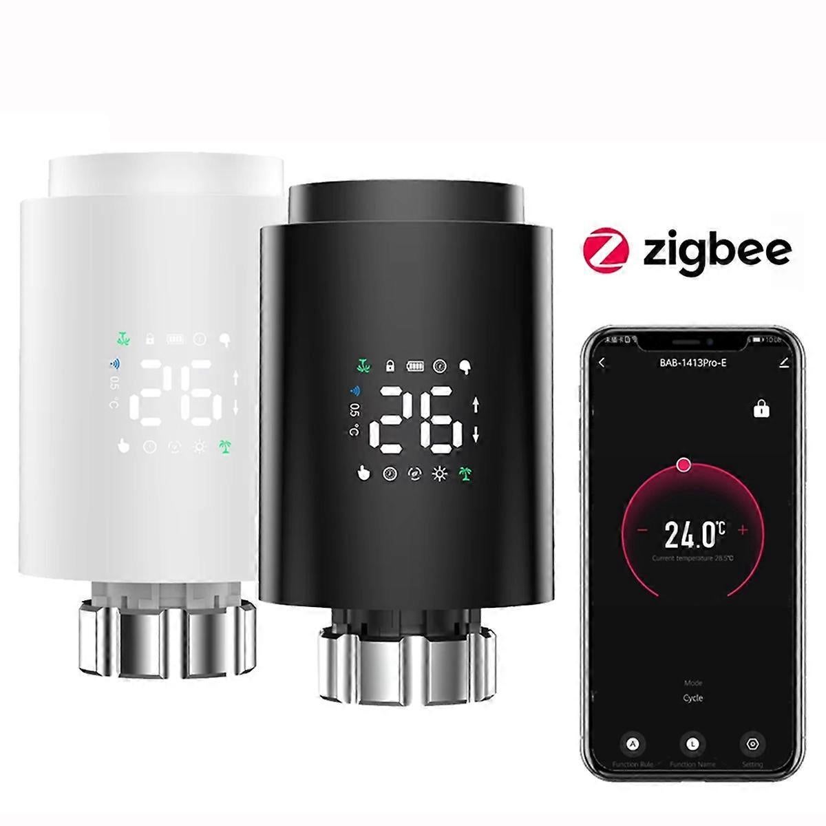 Smart Radiator Valve TRV Programmable Thermostatic Radiator Valve App Remote Control - Image 2