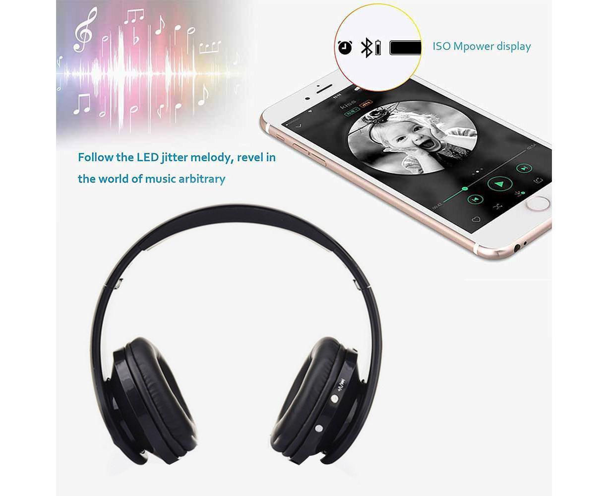 Bluetooth Headphones Wireless,Over Ear Headset with Microphone - Image 4
