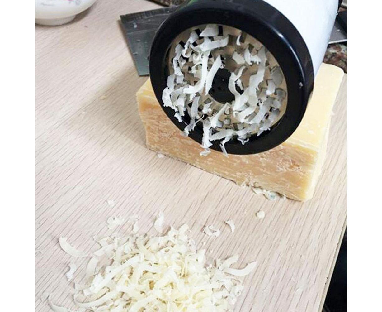 Butter Cheese Grater Slicer Kitchen Restaurant Easy DIY Gadgets Slicing Tool-White+Black - Image 3