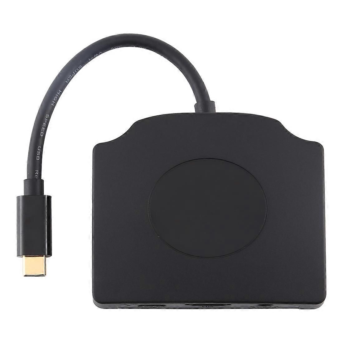 V178A USB-C Hub: 3xUSB 3.0, USB-C, HDMI, Audio, SD/TF Card Reader - Image 3
