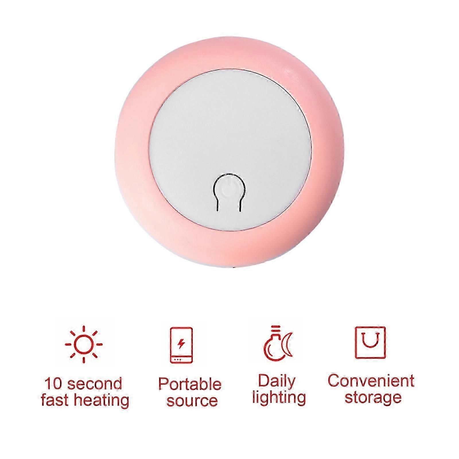 Portable Rechargeable Hand Warmer & Power Bank for Winter (Blue/Pink) - Image 4