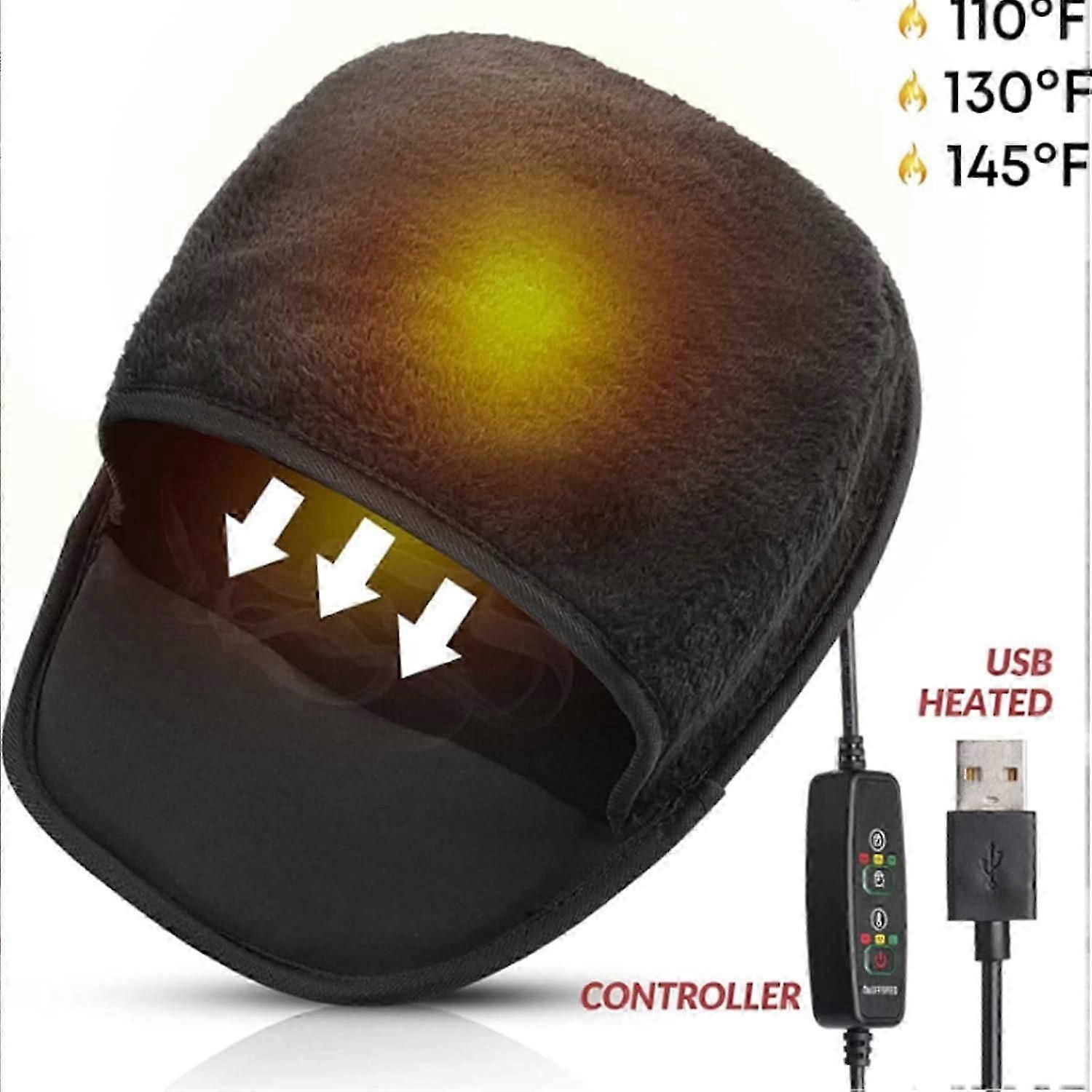 USB Electric Heated Mouse Pad Hand Warmer - Reusable, 3 Temperatures - Image 3