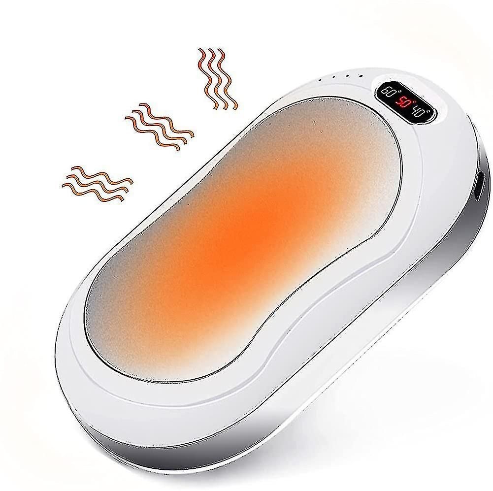 10000mAh USB Rechargeable Electric Hand Warmer & Power Bank - Image 1