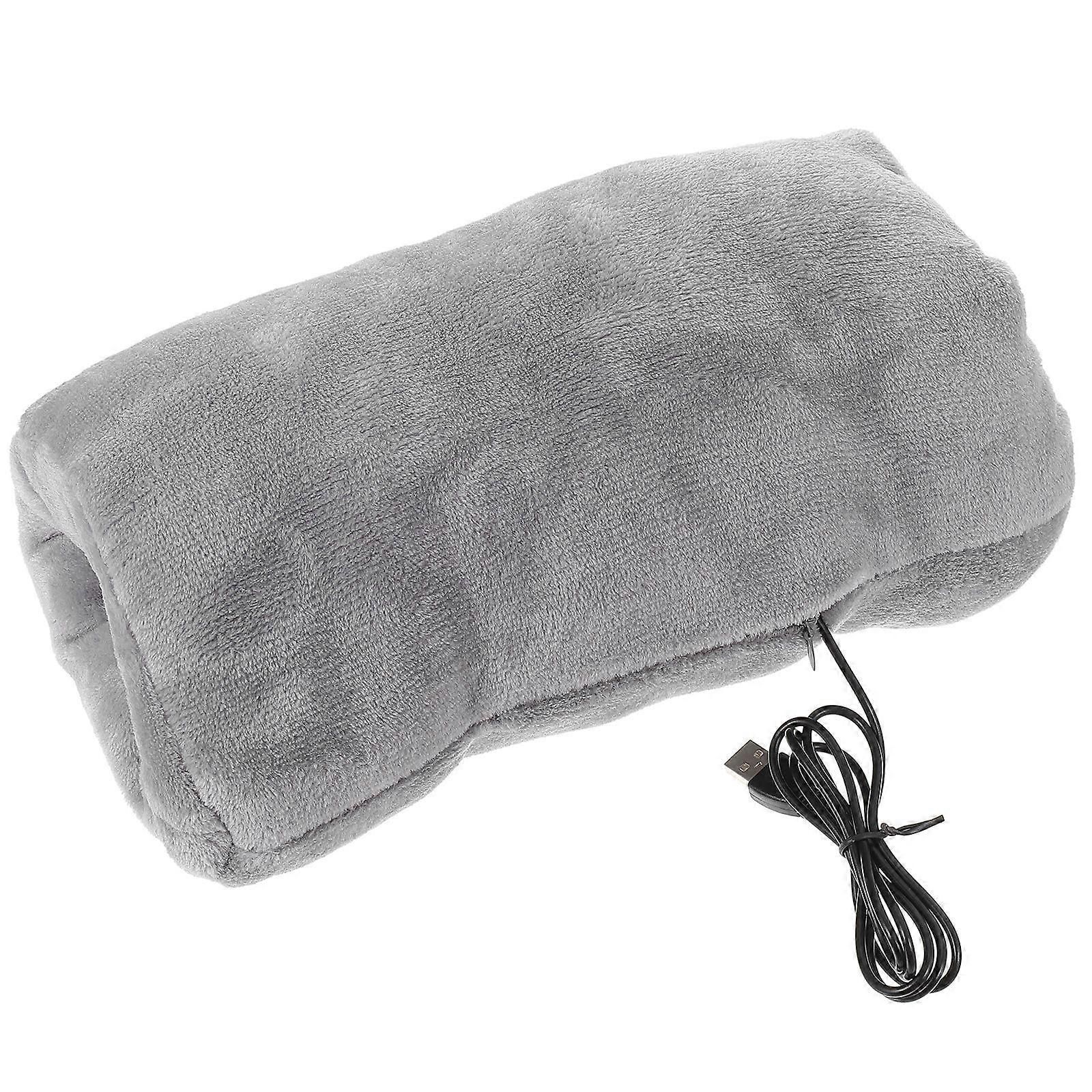 USB Rechargeable Flannel Hand Warmer for Winter - Elderly Friendly - Image 1
