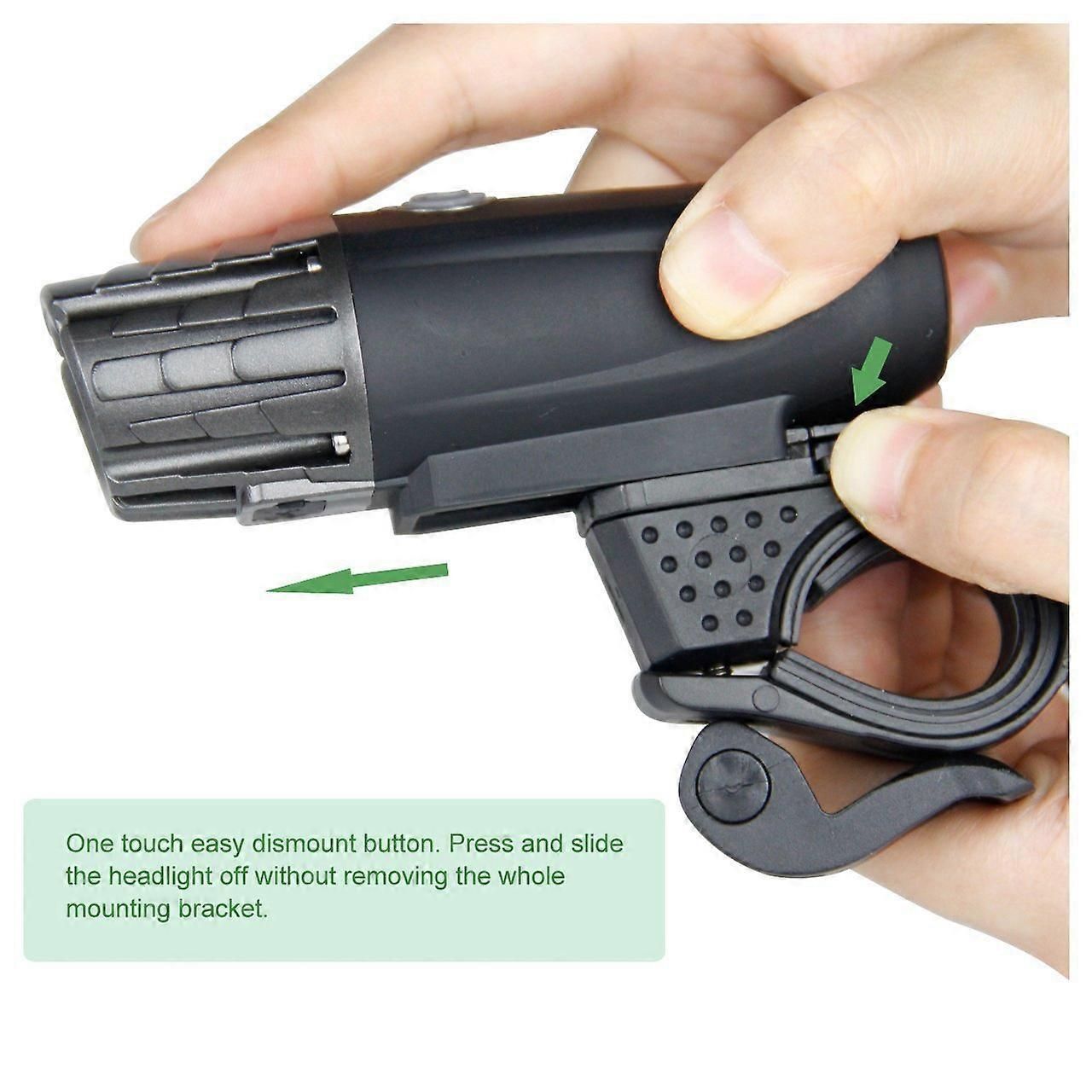 USB Rechargeable Front & Rear Bike Lights - Waterproof, 4 Lighting Modes - Image 3