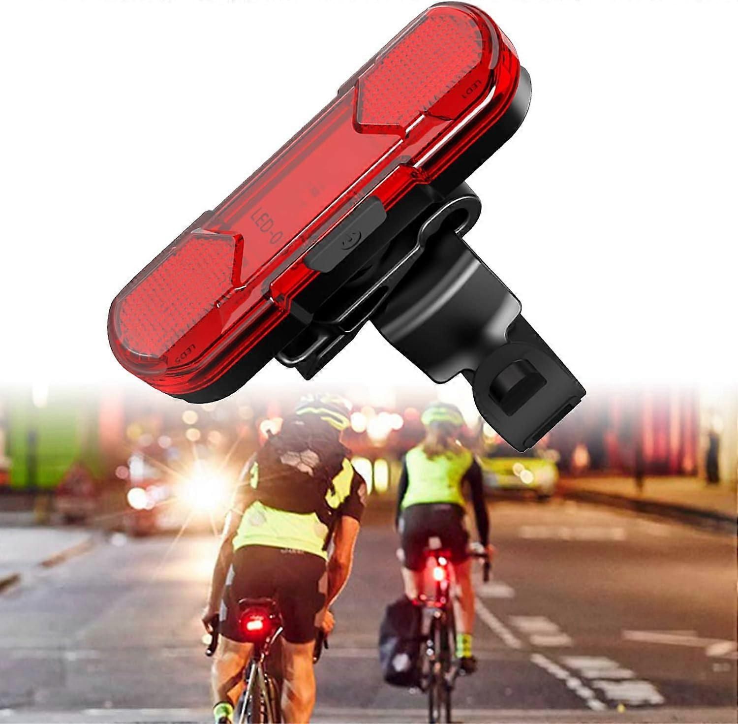 LED Rear Bike Tail Light - USB Rechargeable, 4 Modes, for MTB/Dog/Backpack - Image 1