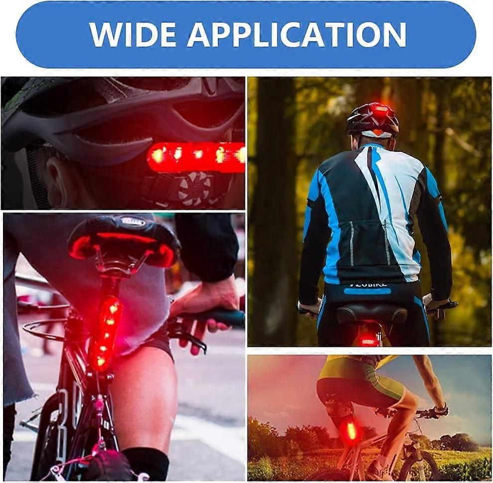 LED Rear Bike Tail Light - USB Rechargeable, 4 Modes, for MTB/Dog/Backpack - Image 3