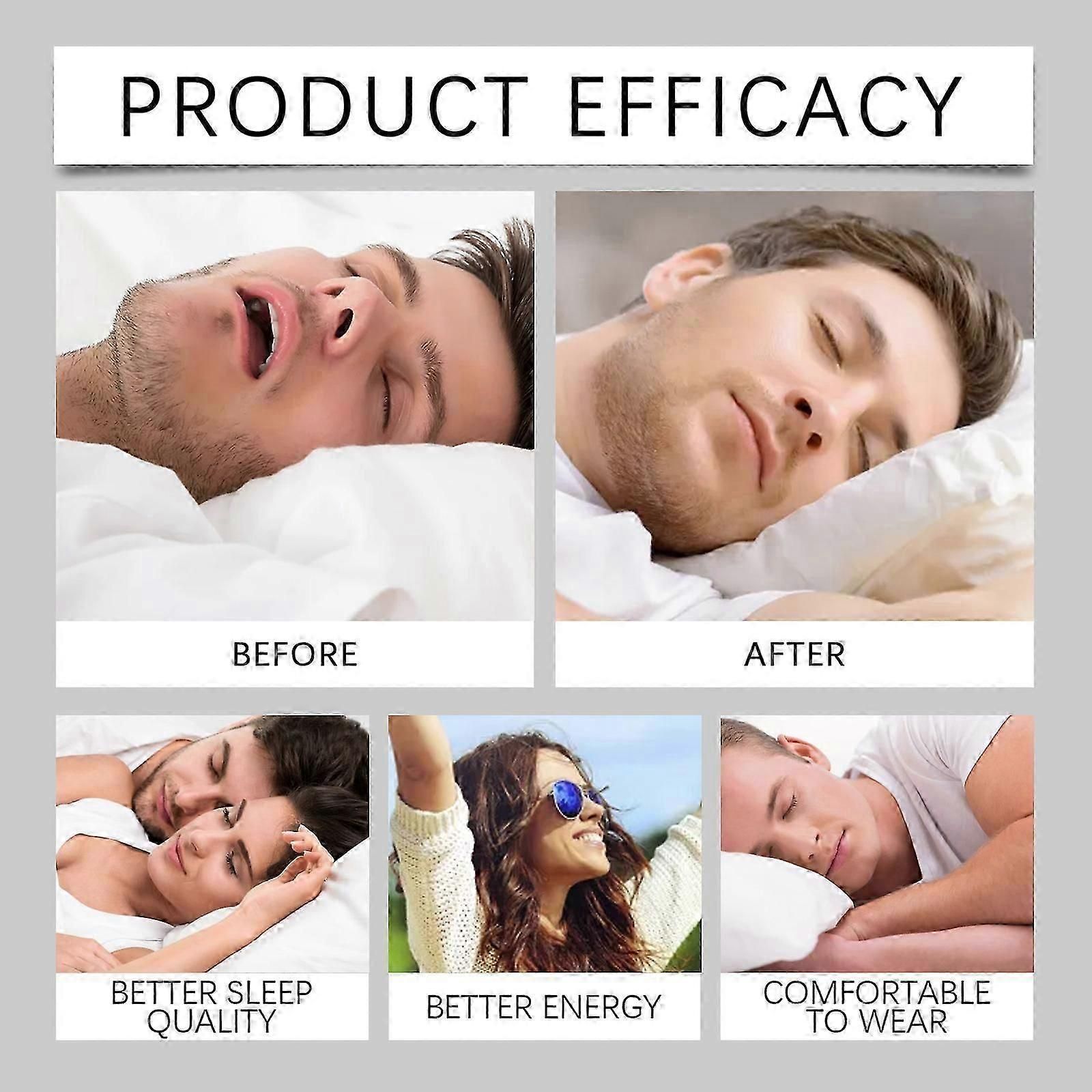Anti-Snoring Mouthpiece - Silicone, Reusable, Improves Sleep - Image 3